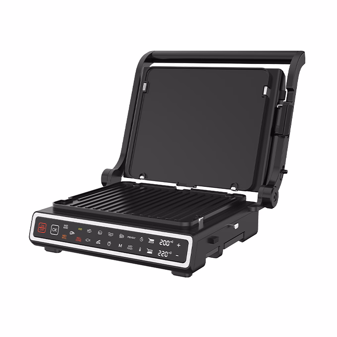 Kontaktgrill DYRAS CGR-201B digitális fekete