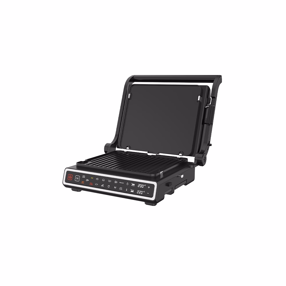 Kontaktgrill DYRAS CGR-201B digitális fekete