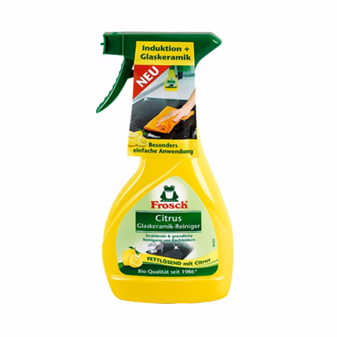 Konyhai tisztítószer FROSCH kerámai főzőlaphoz citrom környezetbarát 300 ml