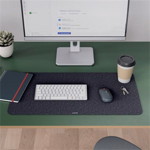 Könyökalátét LEITZ 36x70 cm nagyméretű filc szürke