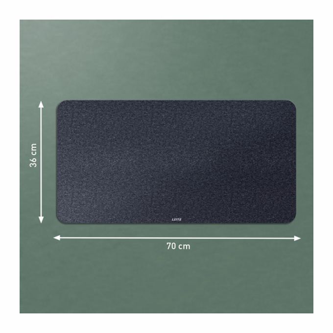 Könyökalátét LEITZ 36x70 cm nagyméretű filc szürke