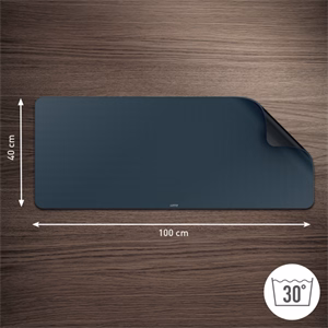 Könyökalátét LEITZ 40x100 cm gamer extra nagyméretű sötétszürke