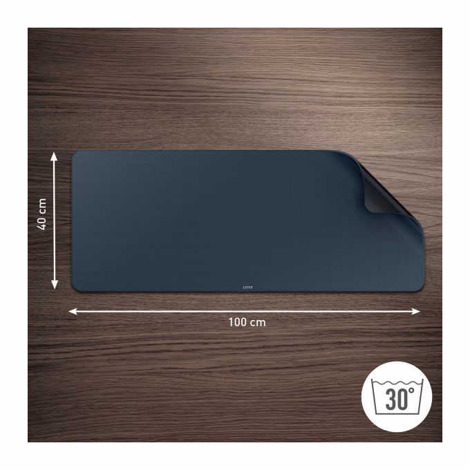 Könyökalátét LEITZ 40x100 cm gamer extra nagyméretű sötétszürke