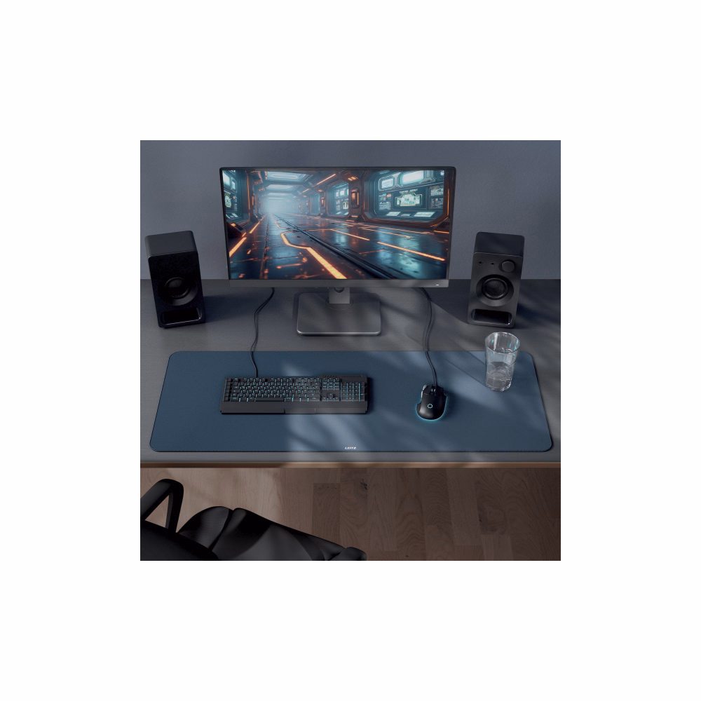 Könyökalátét LEITZ 40x100 cm gamer extra nagyméretű sötétszürke