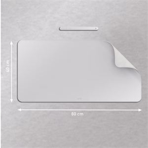 Könyökalátét LEITZ 40x80 cm nagyméretű világosszürke