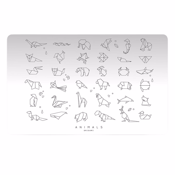 Könyökalátét OXY PP 58x38 cm Origami animals
