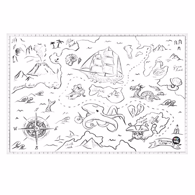 Könyökalátét OXY PP 58x38 cm Pirate