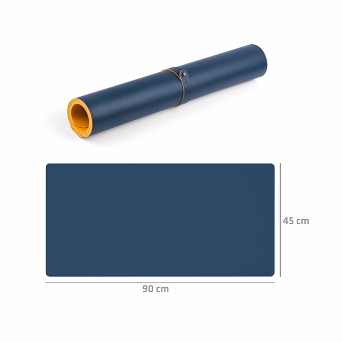 Könyökalátét SAX 45x90 cm műbőr kétoldalas kék-sárga