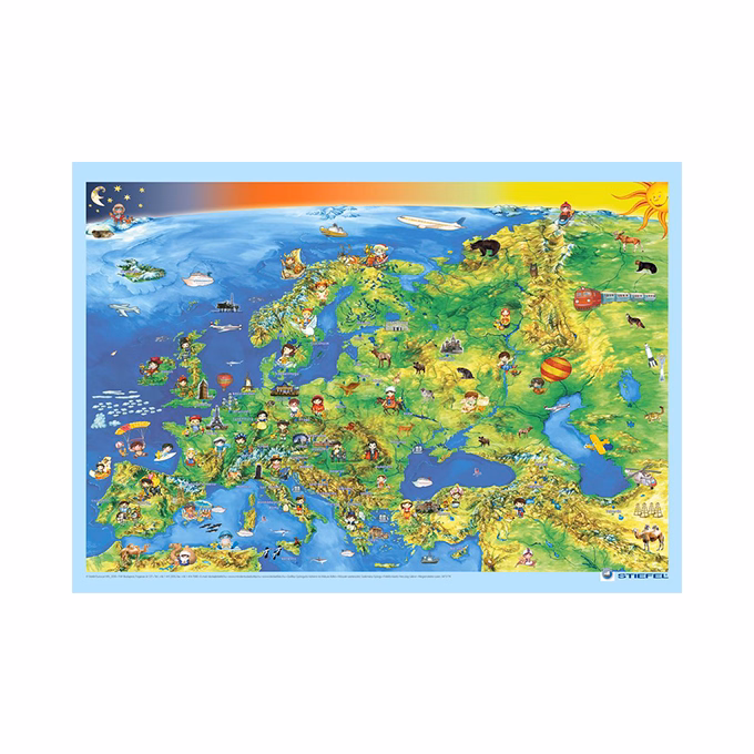 Könyökalátét STIEFEL A/3 Gyerek/Föld, Európa