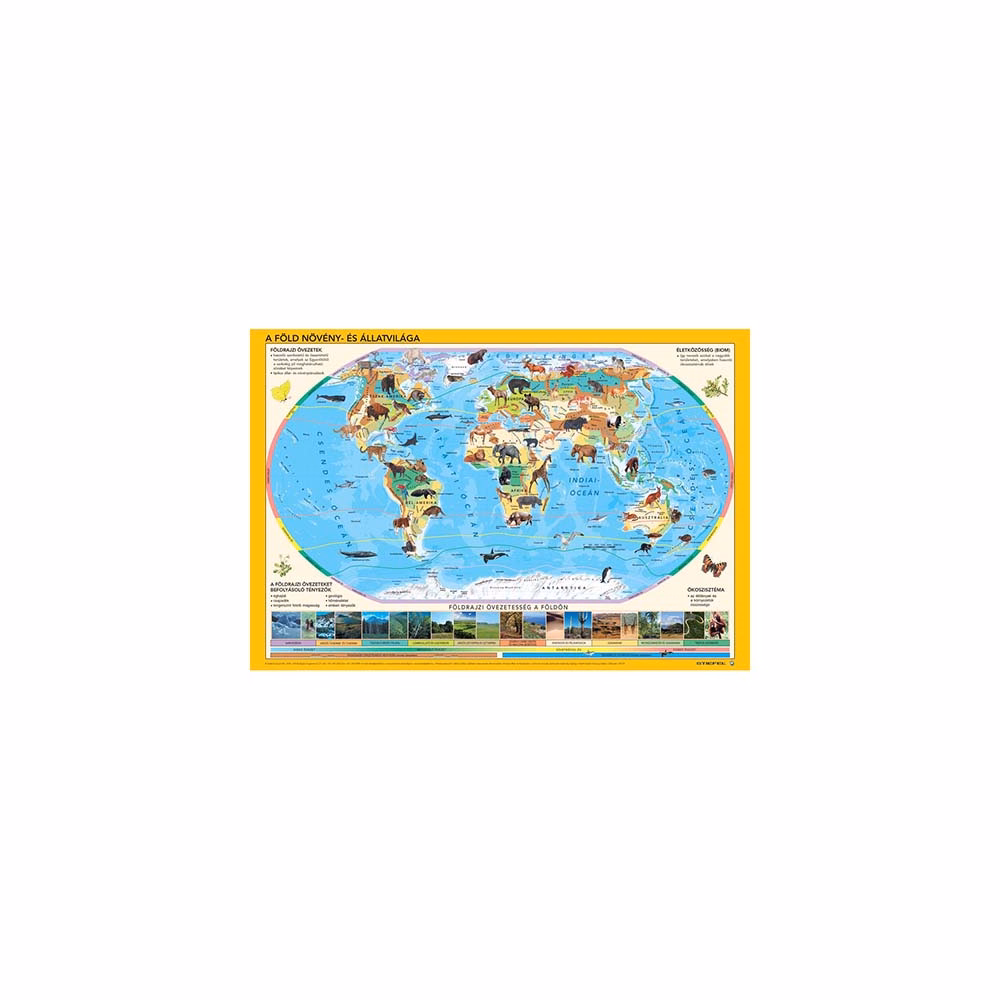 Könyökalátét STIEFEL Világ állatai élőhelyekkel