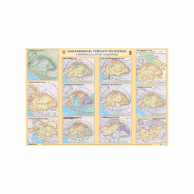 Könyökalátét STIEFEL magyar történelmi áttekintés területi változások