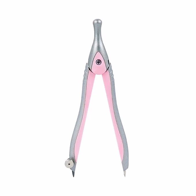 Körző GRAND körzőbéllel műanyag tokban pasztell