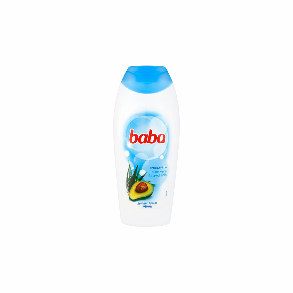 Krémtusfürdő BABA Aloe vera és avokádó illatú 400 ml