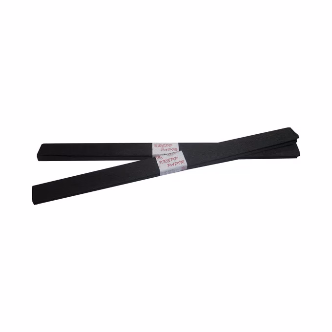 Krepp papír 50x200cm fekete 30