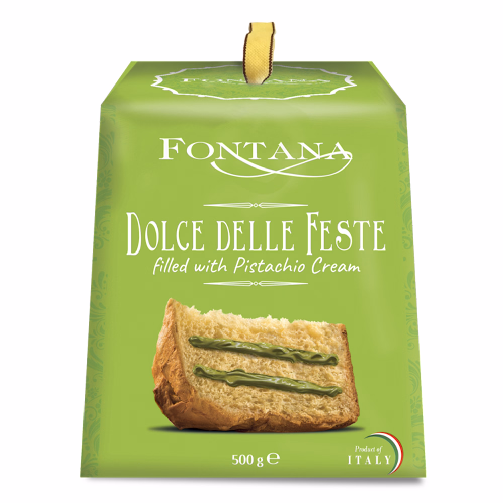 Kuglóf FONTANA panettone pisztáciakrémmel 500 g