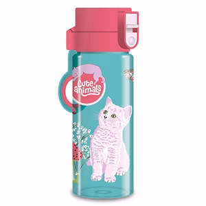 Kulacs ARS UNA műanyag BPA-mentes 475 ml Cute Animals-Kitten