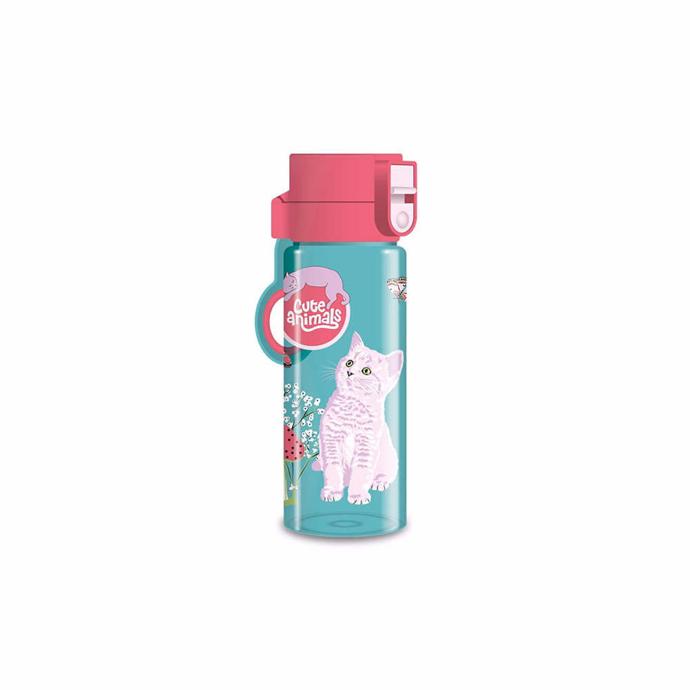 Kulacs ARS UNA műanyag BPA-mentes 475 ml Cute Animals-Kitten