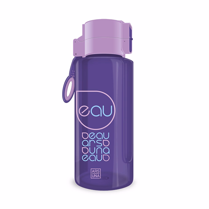 Kulacs ARS UNA műanyag BPA-mentes 650 ml sötétlila-lila