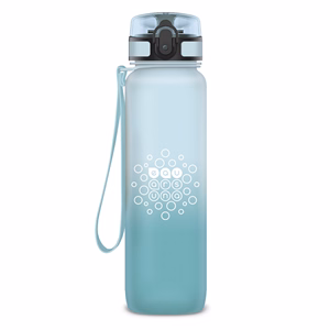 Kulacs ARS UNA műanyag BPA-mentes motivációs 1 liter Ice