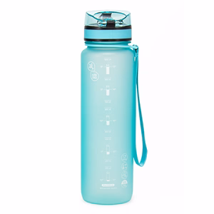 Kulacs ARS UNA műanyag matt BPA-mentes motivációs 1 liter Mint