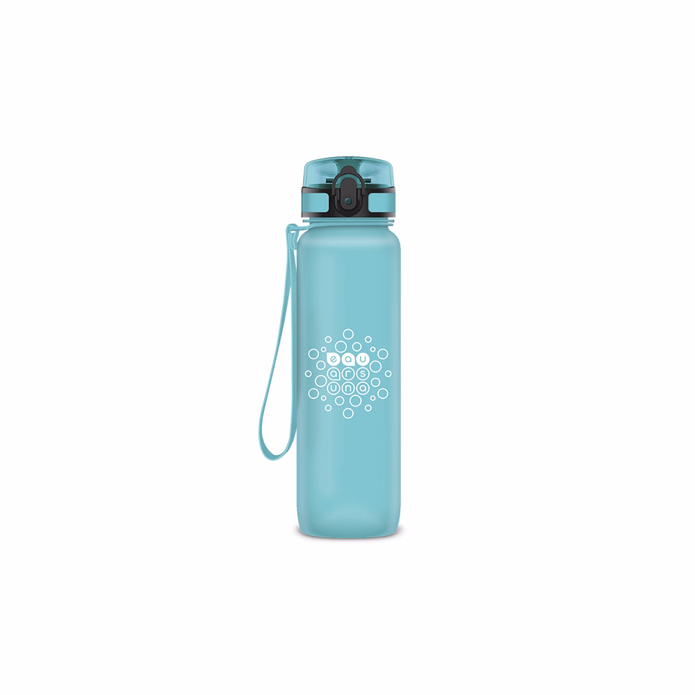 Kulacs ARS UNA műanyag matt BPA-mentes motivációs 1 liter Mint