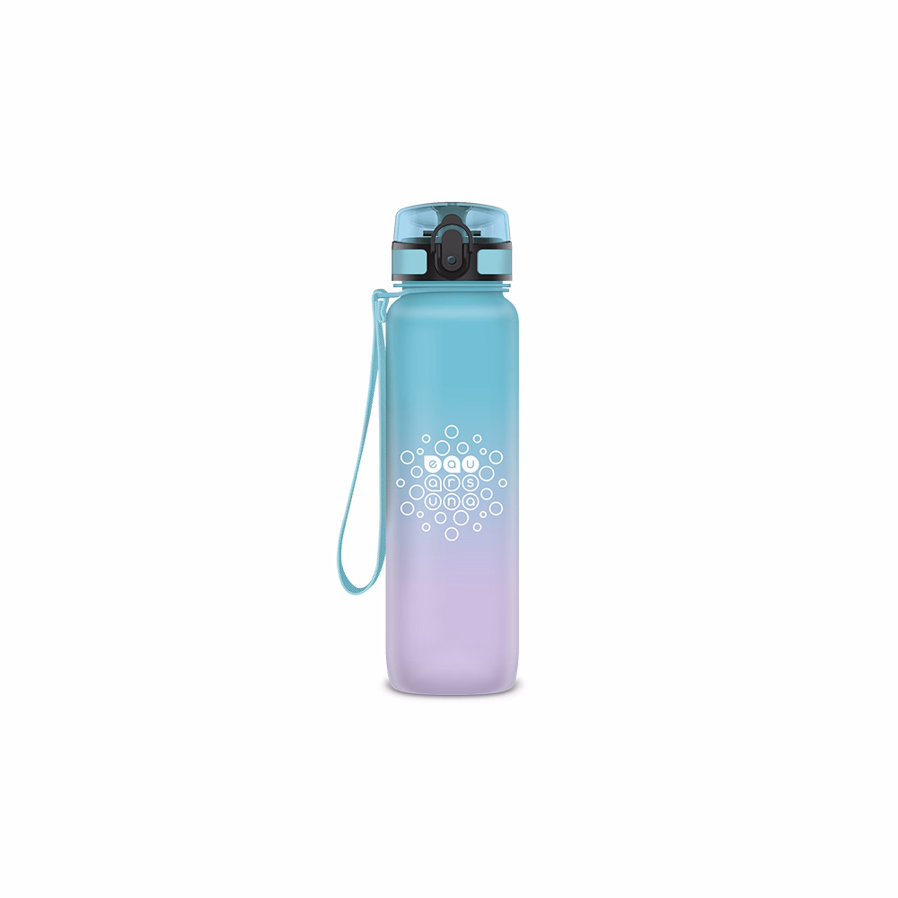 Kulacs ARS UNA műanyag matt BPA-mentes motivációs ombre 1 liter Orchidea