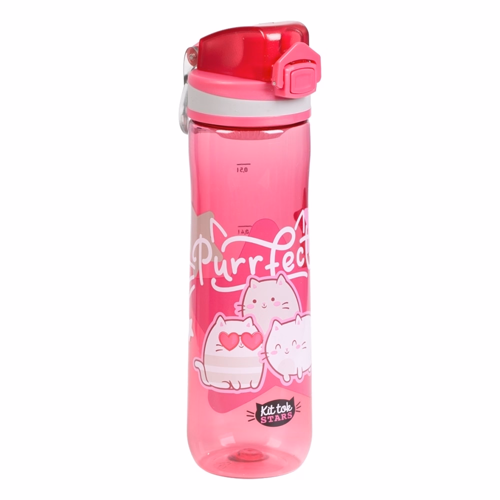 Kulacs LIZZYSULI műanyag 600 ml Kittok Stars Purrfect