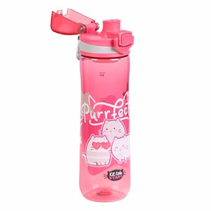 Kulacs LIZZYSULI műanyag 600 ml Kittok Stars Purrfect