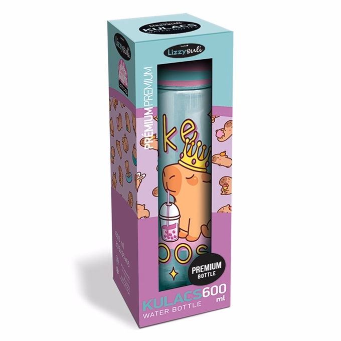 Kulacs LIZZYSULI műanyag 600 ml Lollipop Capybara