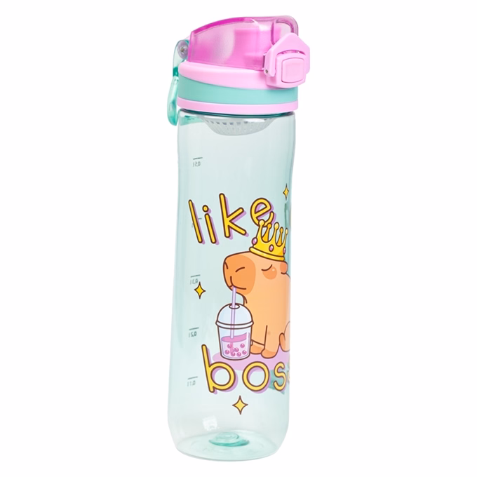 Kulacs LIZZYSULI műanyag 600 ml Lollipop Capybara
