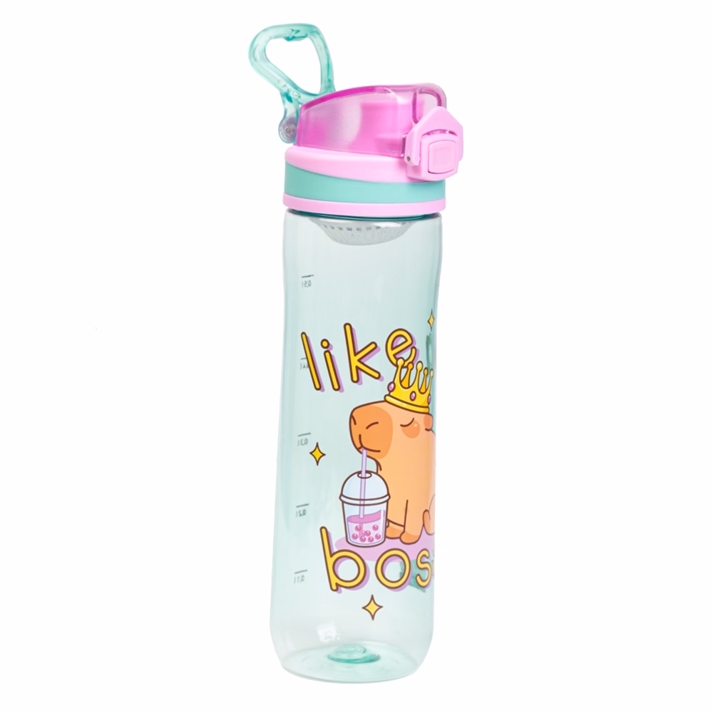 Kulacs LIZZYSULI műanyag 600 ml Lollipop Capybara