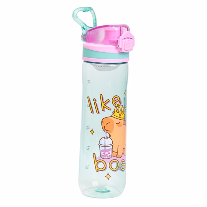Kulacs LIZZYSULI műanyag 600 ml Lollipop Capybara