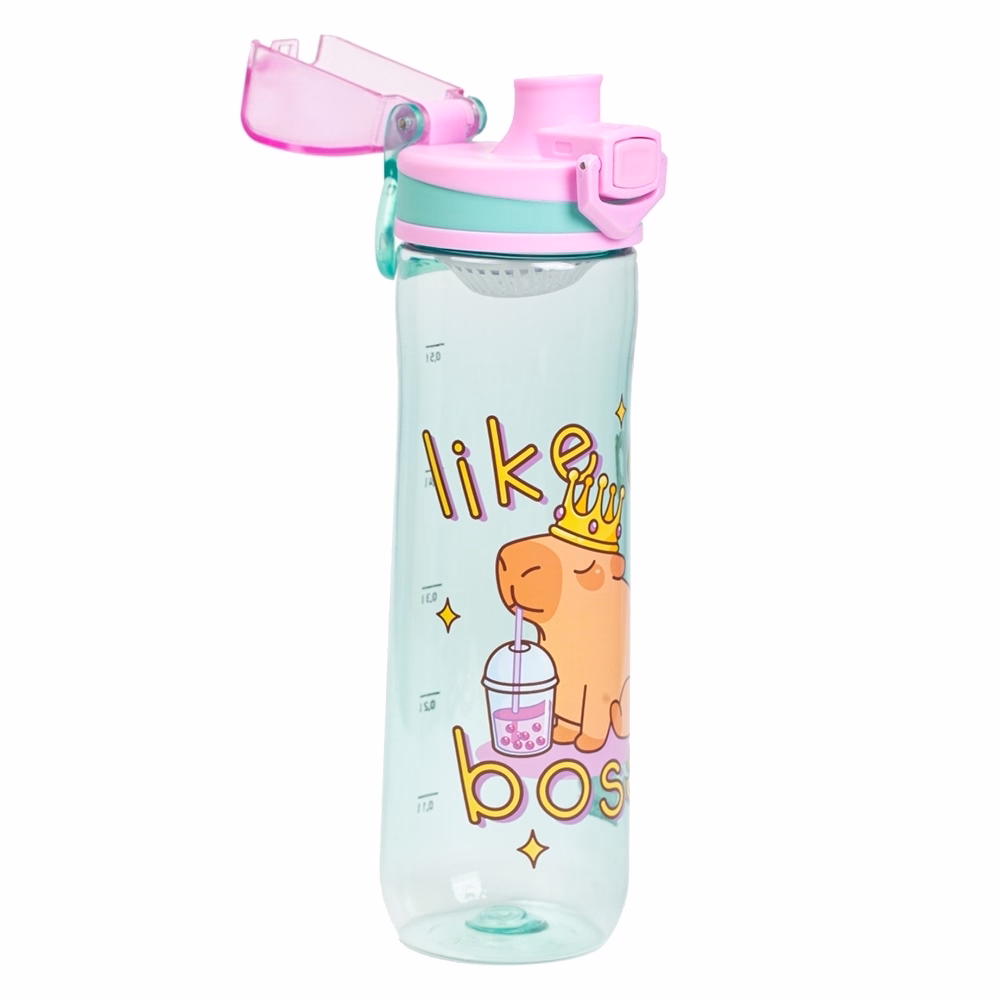 Kulacs LIZZYSULI műanyag 600 ml Lollipop Capybara