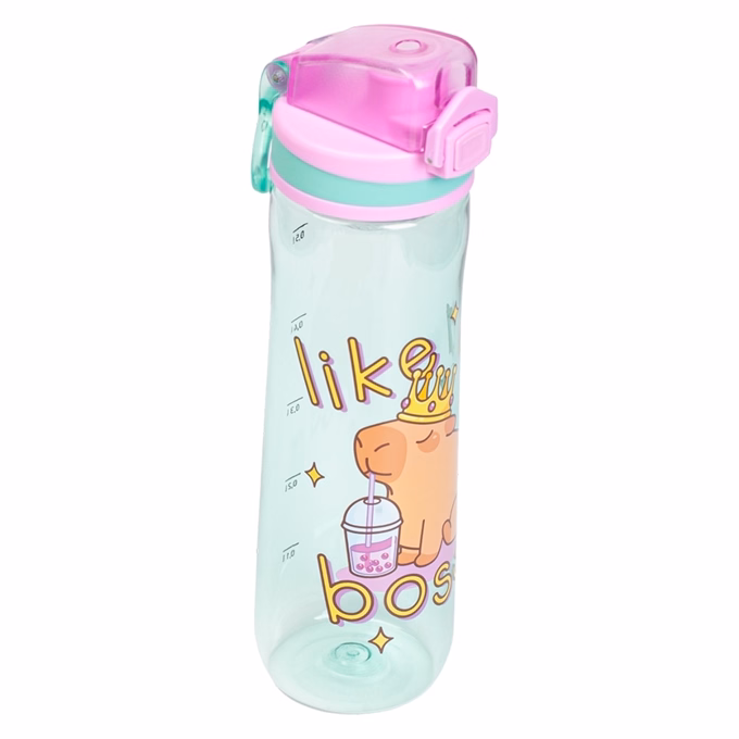 Kulacs LIZZYSULI műanyag 600 ml Lollipop Capybara