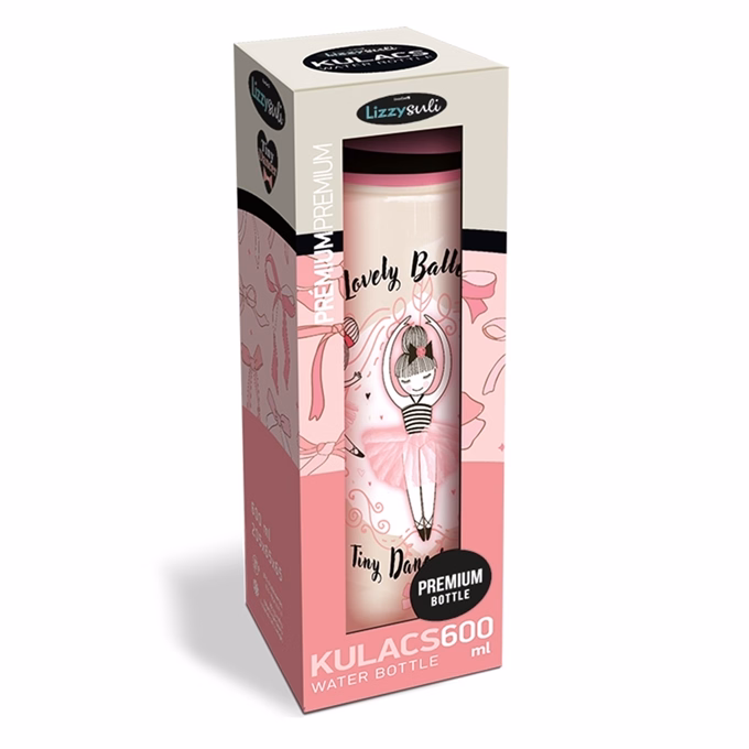Kulacs LIZZYSULI műanyag 600 ml Tiny Dancer Lovely Ballerina