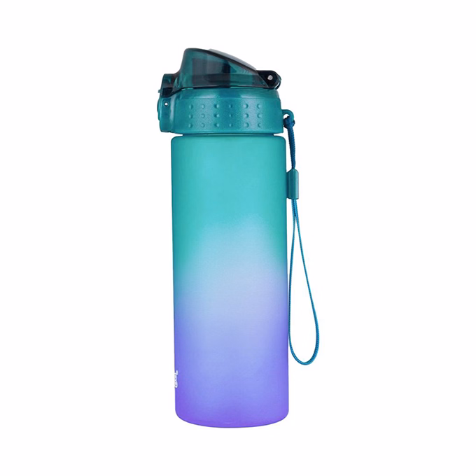 Kulacs OXY CLICK műanyag BPA-mentes 600 ml Ombre lila-zöld