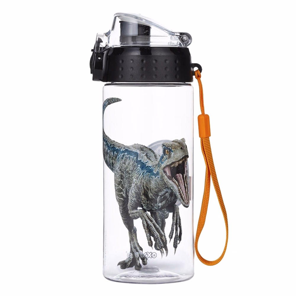 Kulacs OXY CLICK műanyag BPA-mentes 500 ml Jurassic World