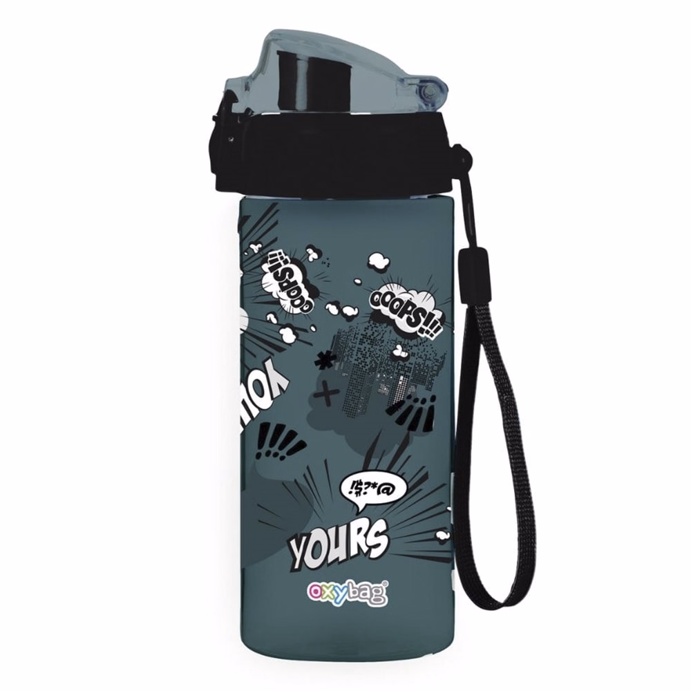 Kulacs OXY CLICK műanyag BPA-mentes 600 ml Comics