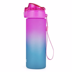 Kulacs OXY CLICK műanyag BPA-mentes 600 ml Ombre kék-rózsaszín