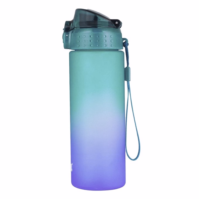 Kulacs OXY CLICK műanyag BPA-mentes 600 ml Ombre lila-zöld