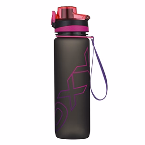 Kulacs OXY LIFE műanyag BPA-mentes 1 liter fekete-pink