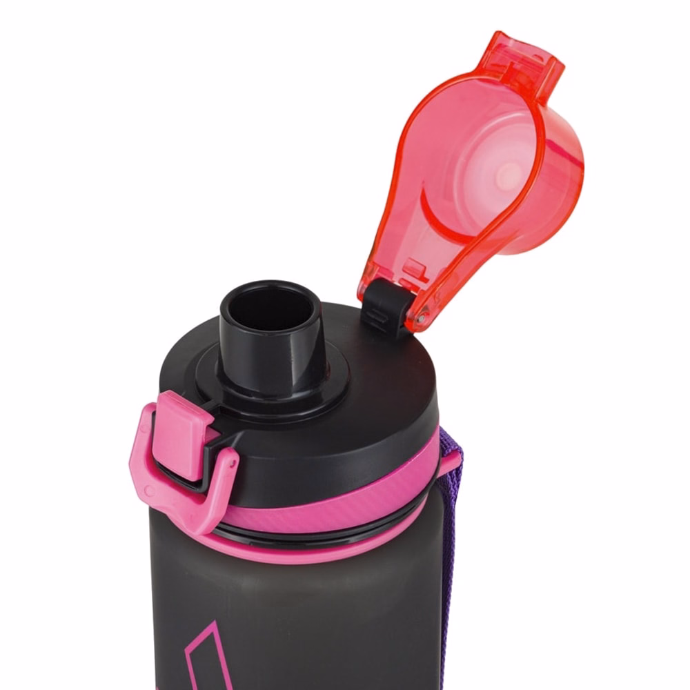 Kulacs OXY LIFE műanyag BPA-mentes 1 liter fekete-pink