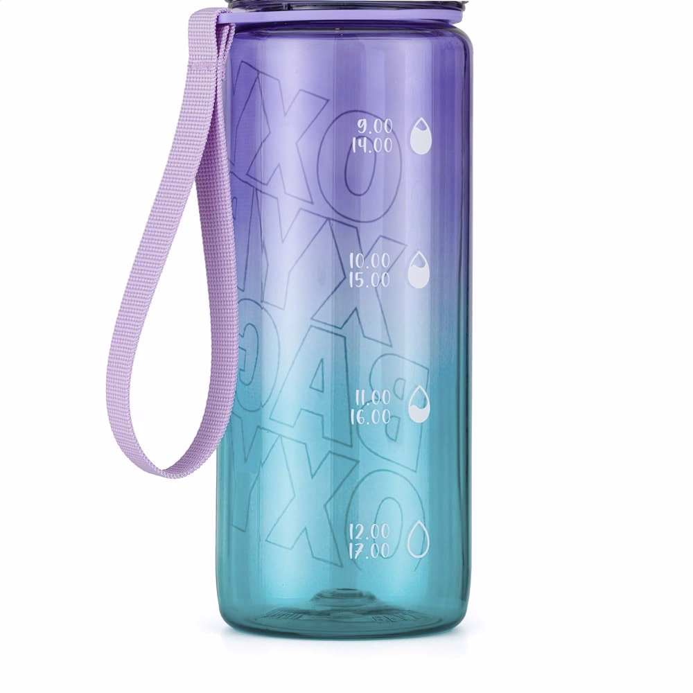 Kulacs OXY LIFE műanyag BPA-mentes 800 ml Ombre azúr kék
