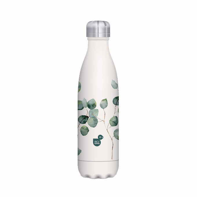 Kulacs duplafalú ARS UNA fém 500 ml Botanic Leaf 2024