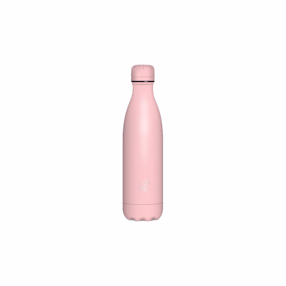 Kulacs duplafalú ARS UNA fém 500 ml Rose