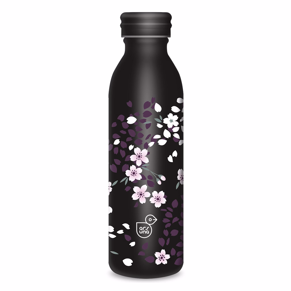 Kulacs duplafalú ARS UNA fém 600 ml Sakura 5531
