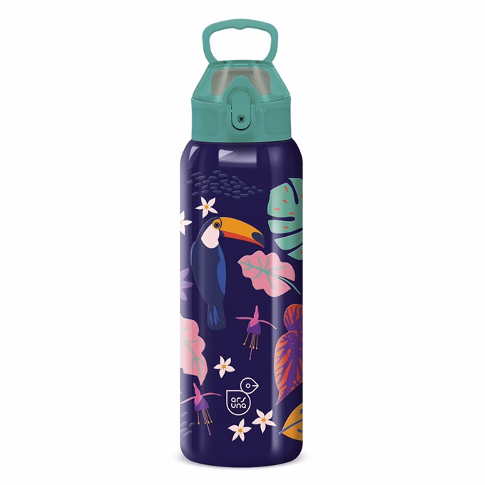 Kulacs duplafalú ARS UNA 3D fém BPA-mentes 700 ml Touchan