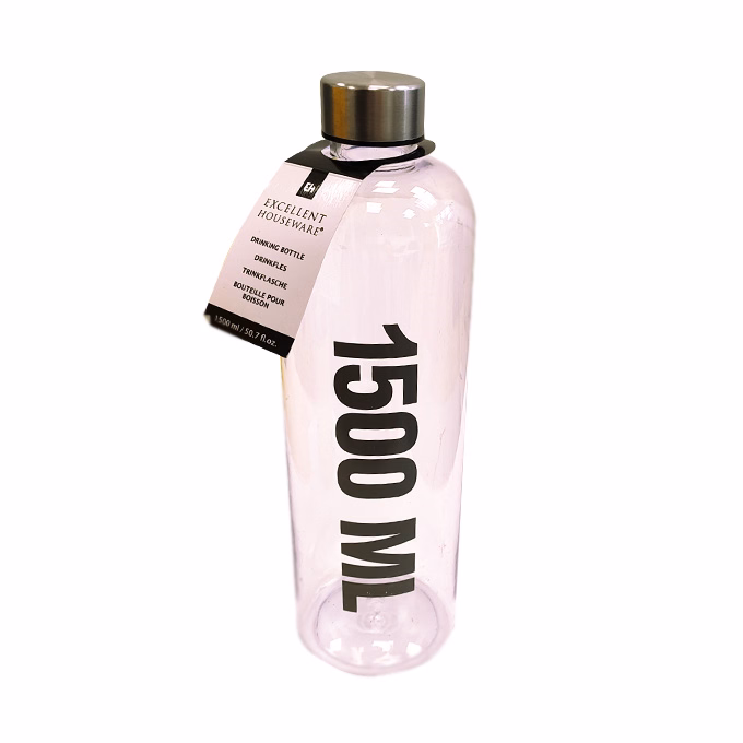 Kulacs műanyag 1,5 liter feliratos