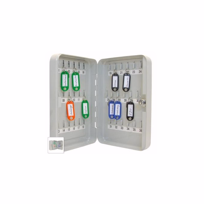 Kulcsszekrény WEDO 36 kulcsos szürke