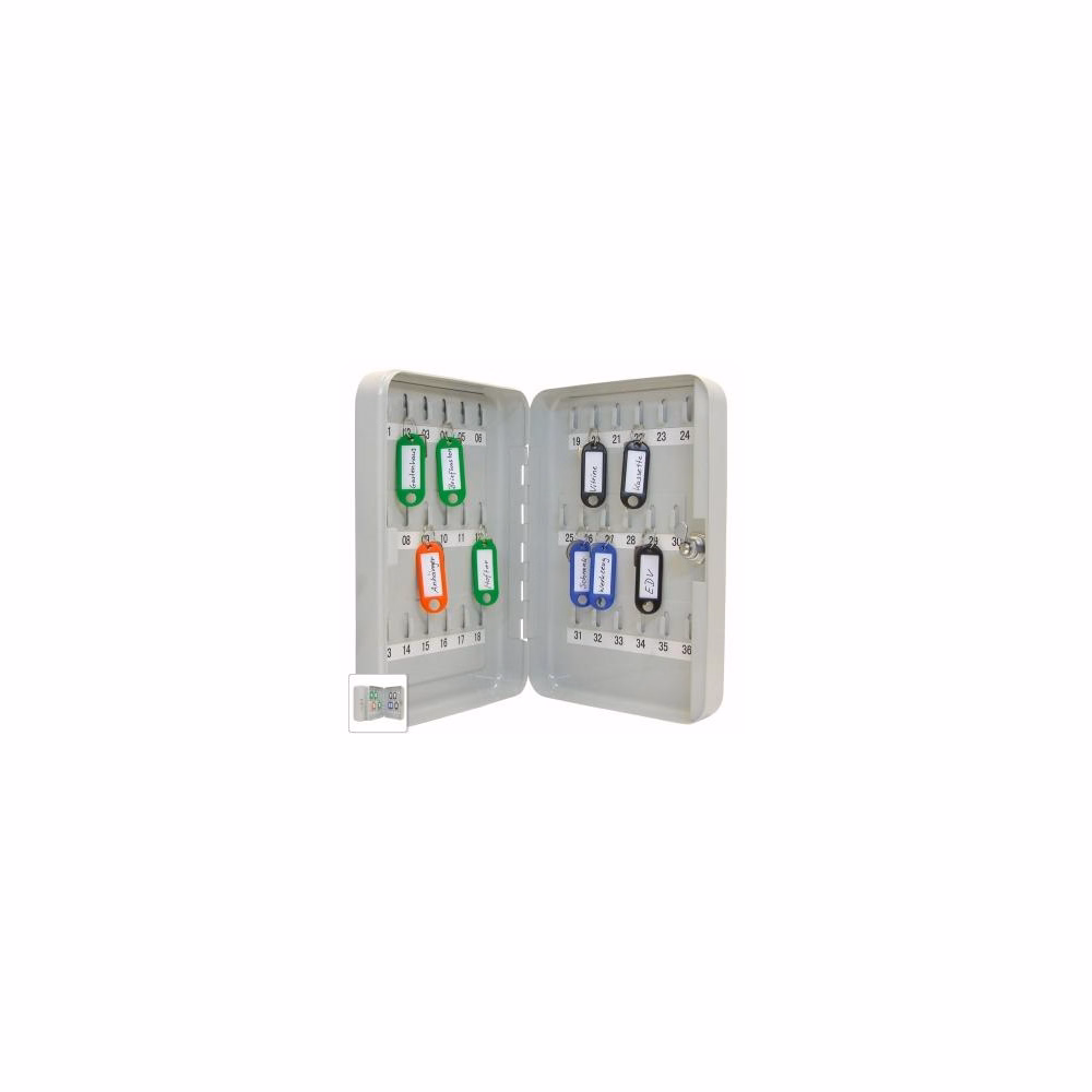Kulcsszekrény WEDO 36 kulcsos szürke